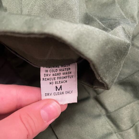 Tie Waist Mini Skirt Womens Medium Green Boho Business casual - Picture 2 of 6